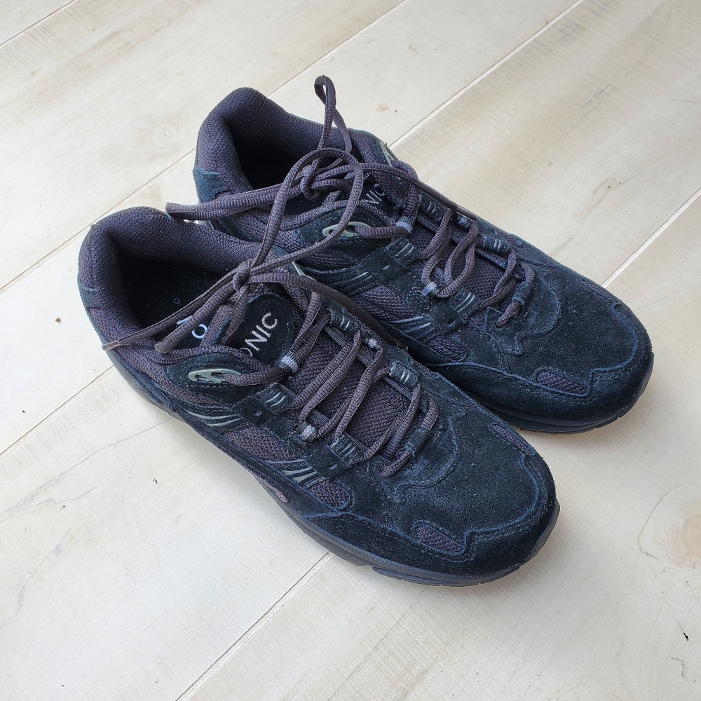 Vionic Black Walker Shoes With Suede Upper - image 8